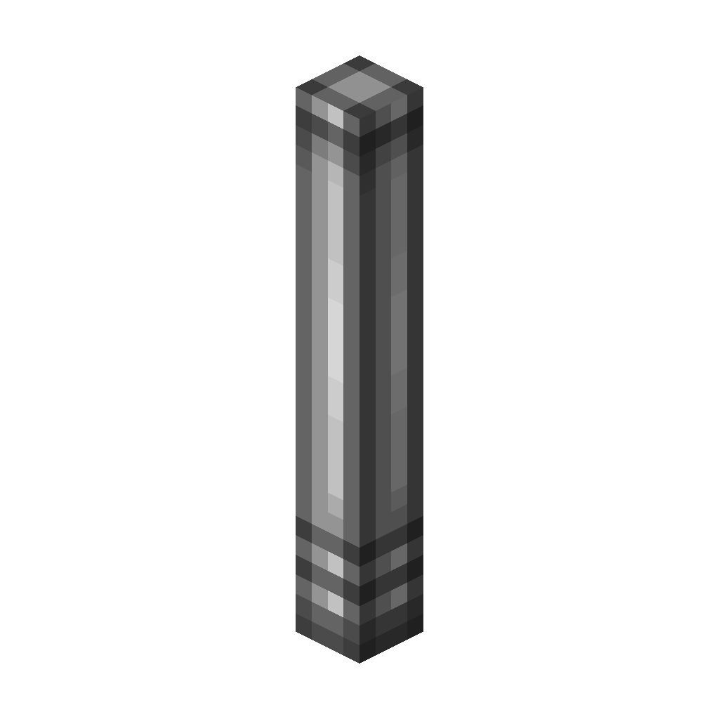 Faint staff rod 3D render